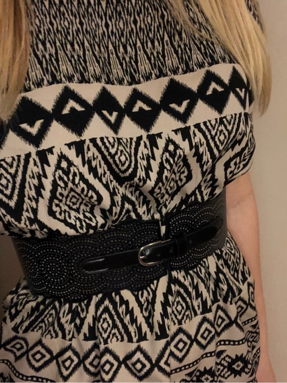 Black High Waisted Belt